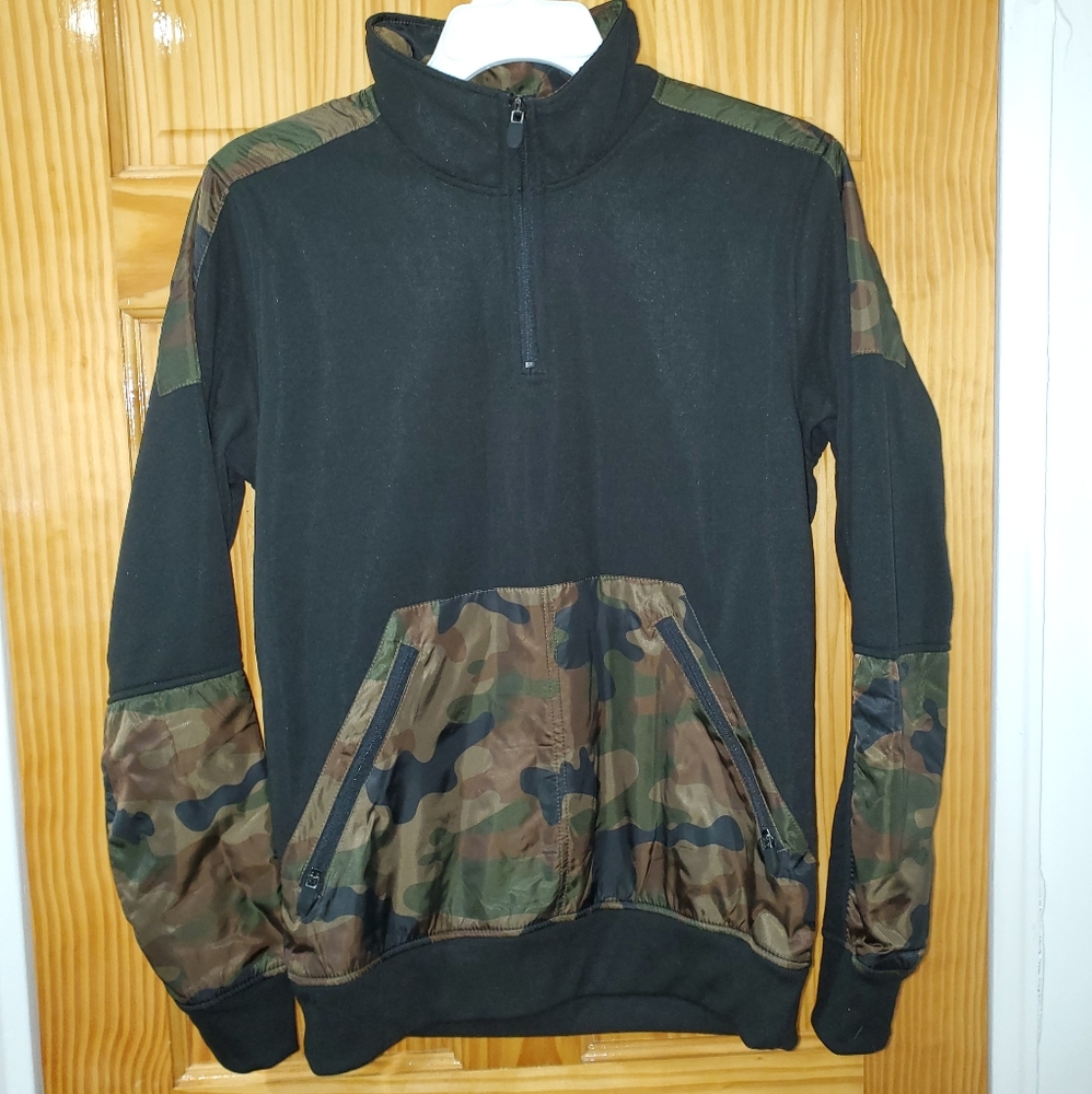 REBELMINDS quarter zip sweater